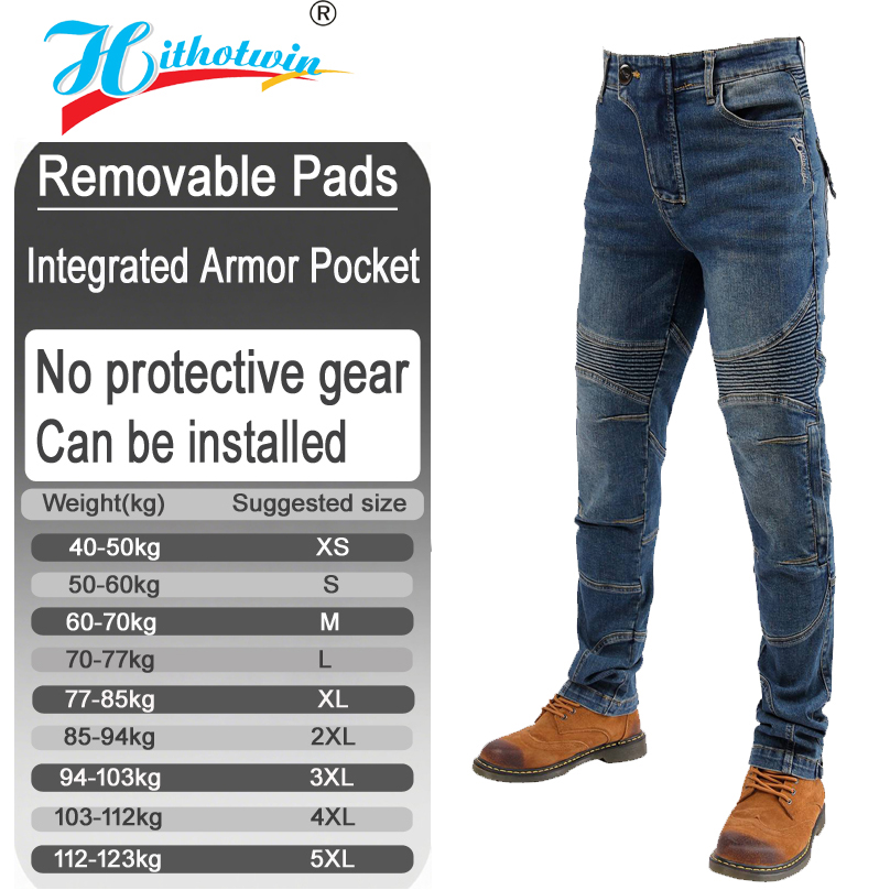 Motorcycle Gear Women Pants - Motorcycle Pants Men Women Riding Jeans