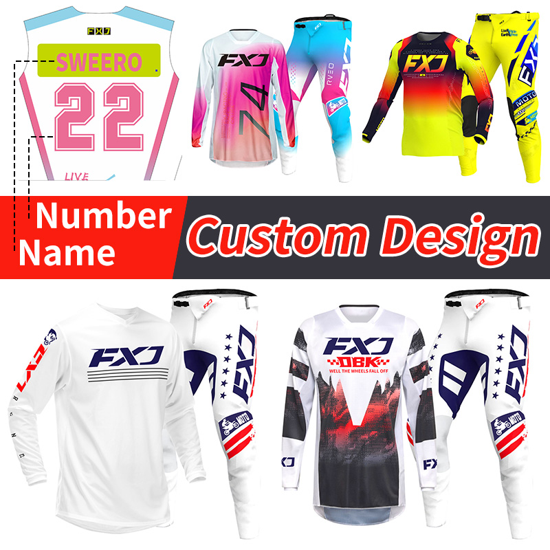 Motorcycle Gear Women Pants - Off Road Motorcycle Jersey and Pants