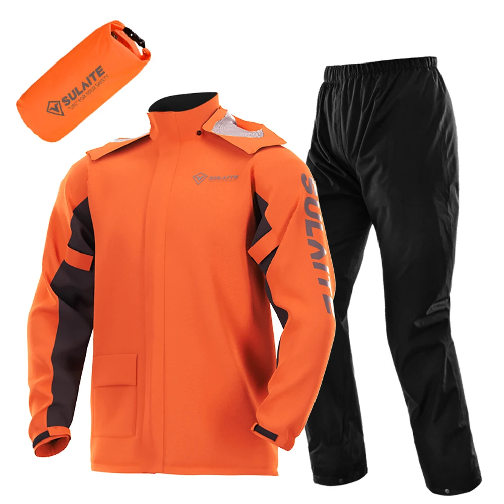 Motorcycle Rain Suit - Motorcycle Rain Gear Suit Lightweight Riding
