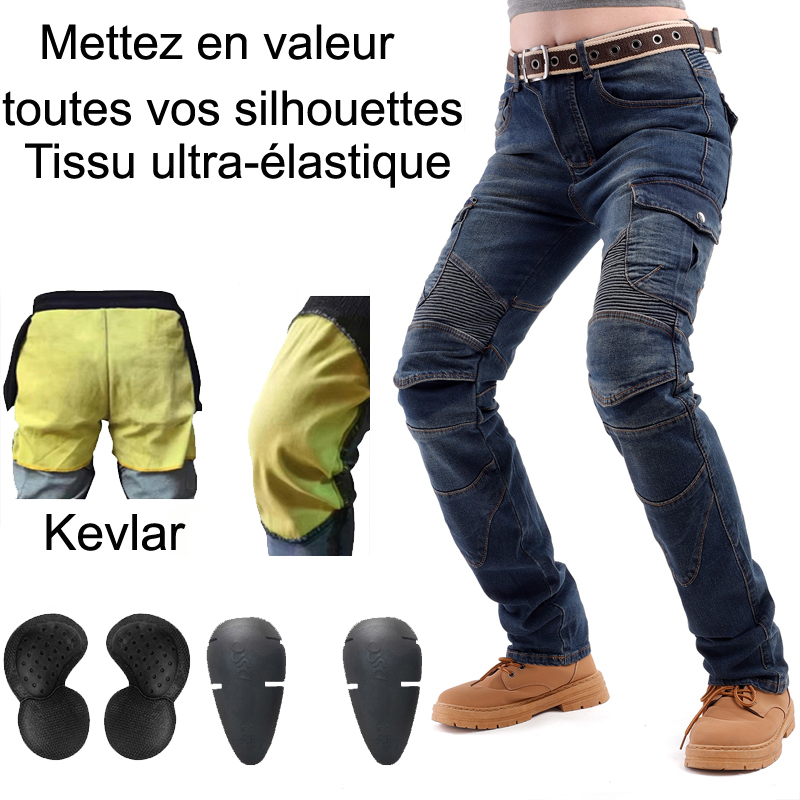 Motorcycle Gear Women Pants - Kevlar Womens Motorcycle Jeans Aramid Riding