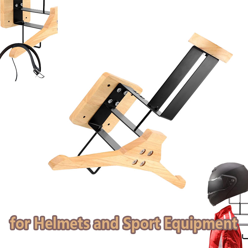 Wood Motorcycle Helmet Holder  - Motorcycle Gear Holder recension och pris
