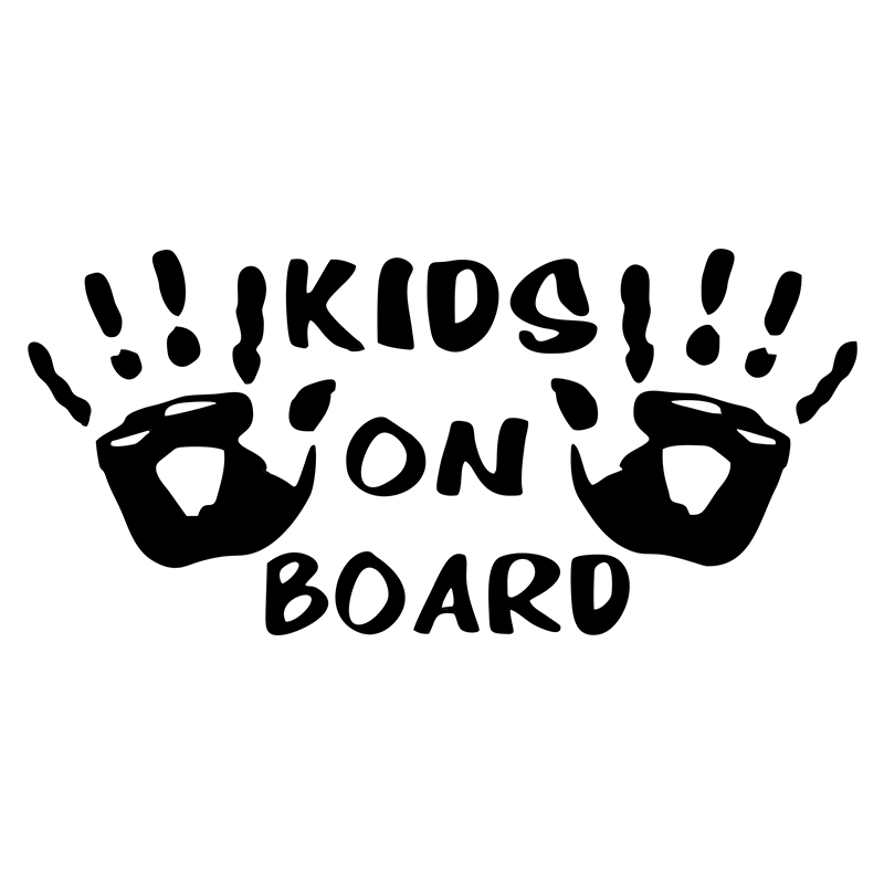 3D Car Sticker KIDS ON BOARD C - Motorcycle Gear Up recension och pris