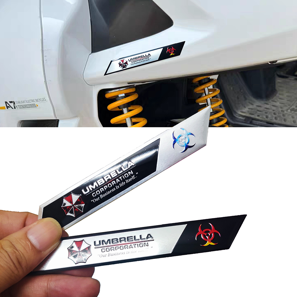 Umbrella 3D Metal Car Stickers - Motorcycle Gear Up recension och pris