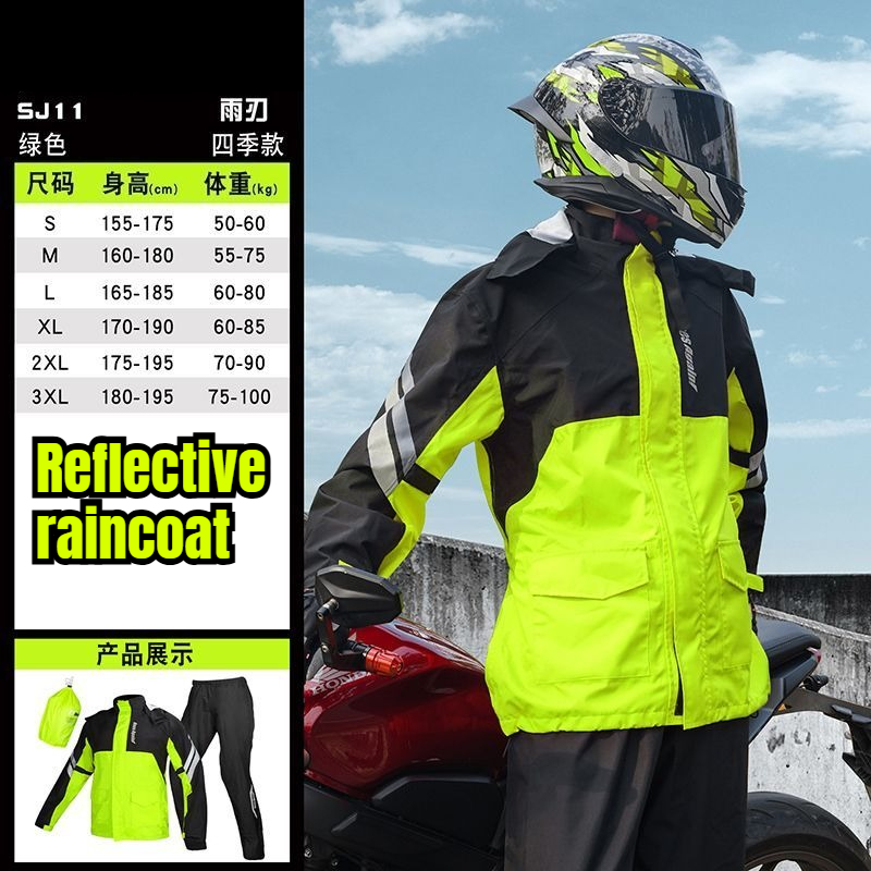 Motorcycle Rain Suit Split Typ - Motorcycle Rain Suit recension och pris