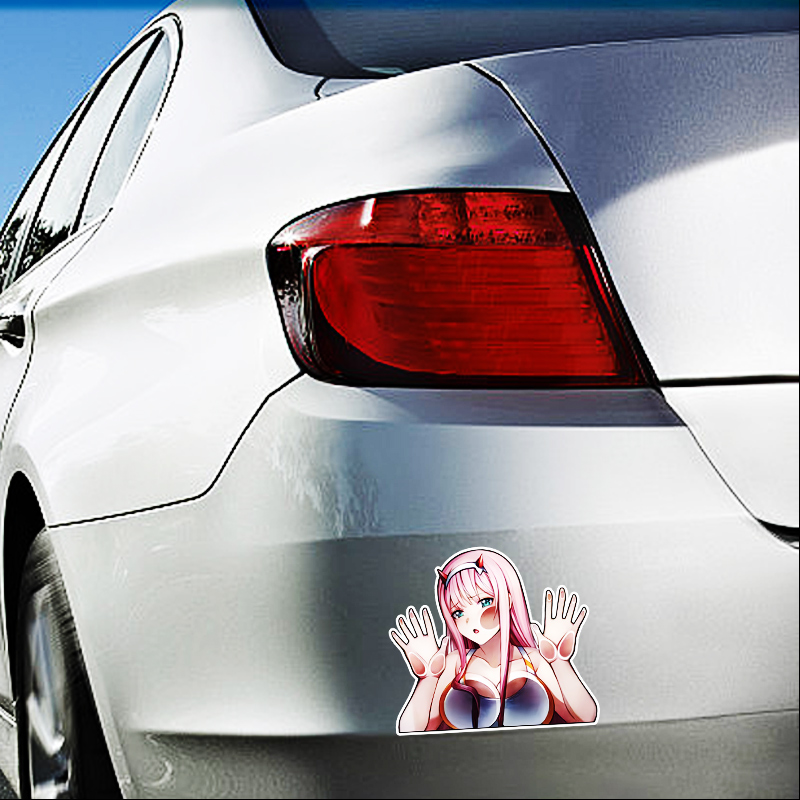 Zero Two Windows Car Stickers  - Motorcycle Gear Up recension och pris