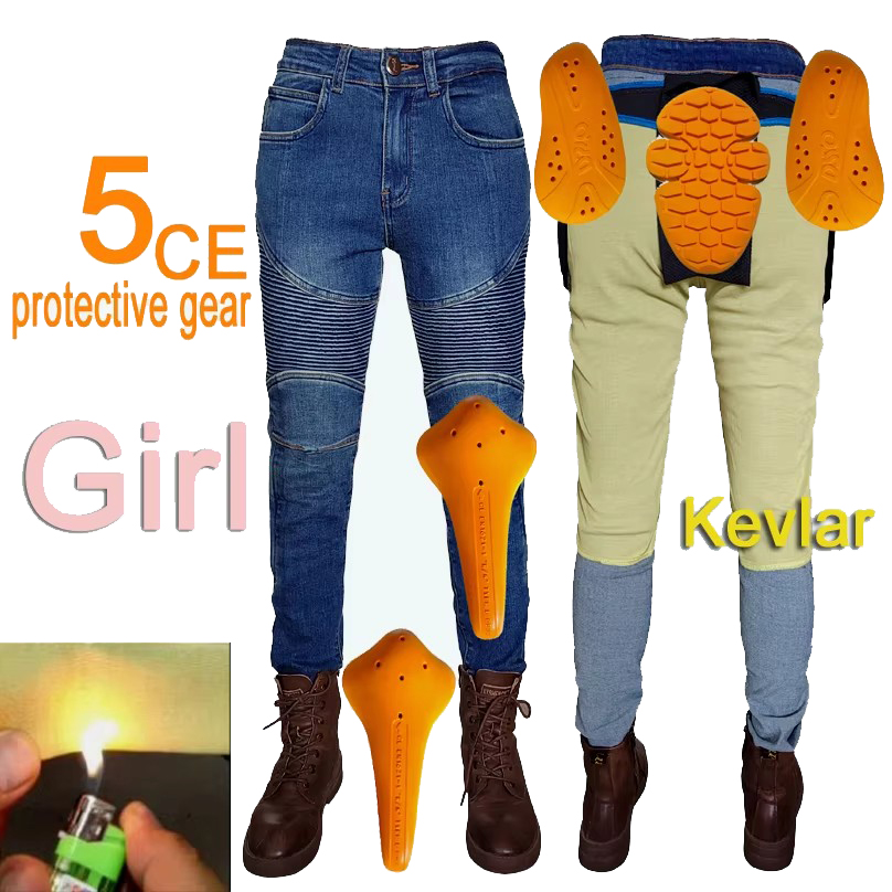 Women's motorcycle jeans Kevla - Motorcycle Gear Women Pants recension och pris