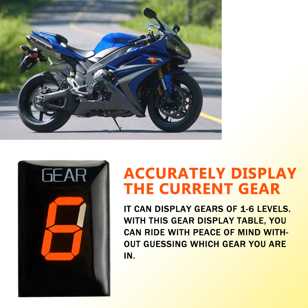 For YAMAHA YZF-R1 YZFR1 YZF-R6 - Motorcycle Gear Indicator recension och pris