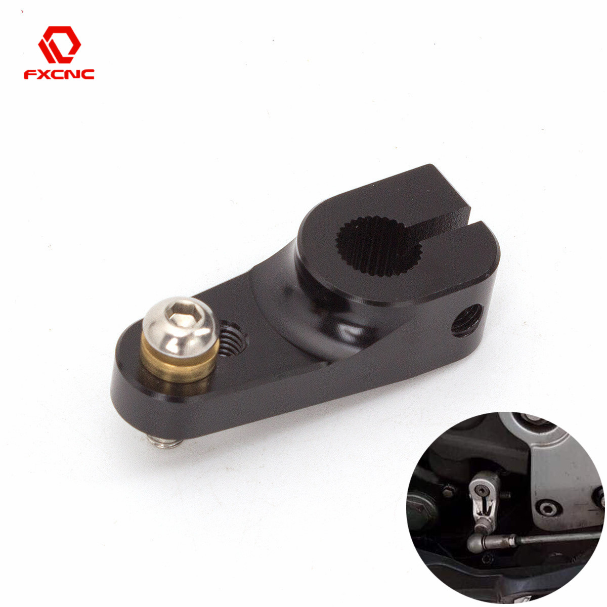 10mm Adjustable Aluminum Motor - Motorcycle Gear Holder recension och pris